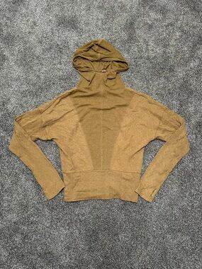 FP Movement Ribbed Cropped Hooded Sweatshirt